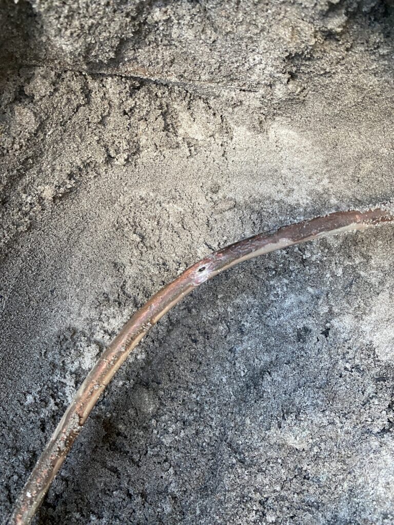 burst pipe